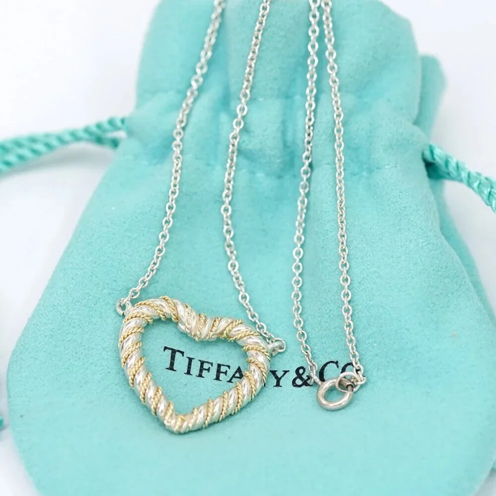 Tiffany & Co. Twist Heart Necklace 16